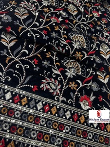 Premium 100% Polyester Embroidered Lace Fabric Medium Weight PA Coated 100GSM for Apparel Dressmaking Custom OEM ODM - Product Image 2