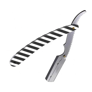 Top Selling Professional Barber Straight Razor Stainless Steel Anti-Rust Plastic Handle A+ Grade Quality Grooming Tool for <b>Men</b> - Product Image 6