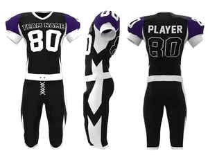 Uniforme de football américain personnalisé, vêtements de sport avec nom d'équipe, 100% polyester, football américain personnalisé pour les jeunes - Product Image 6