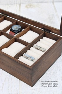 Wooden Watch <b>Box</b> Glass Lid 10 Slot Display Case Luxury Watch Organizer Hanging Eco Friendly Mens Watch Storage Gift Home Decor - Product Image 5