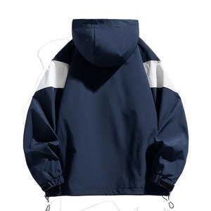 Custom Design Best Best Choice Adjustable Men's Breathable Windbreaker Zipper <b>Jacket</b> Long Sleeved Windbreaker <b>Jacket</b> for Men - Product Image 1