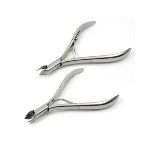 Coupe-ongles professionnel en acier inoxydable, lame biseautée incurvée de 12,5 mm, pointe acérée, pour usage adulte. - Product Image 1