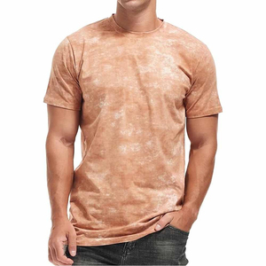 Camisetas de Manga Corta para Hombre, Lavado Ácido, Verano, 100% Algodón, Alta Calidad, Personalizables, Transpirables, Venta al Por Mayor - Product Image 1