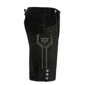 Bretelles en polyester noir pour hommes, style bavarois, brodées, imperméables, écologiques, pour costume d'Oktoberfest, vente en gros - Product Image 4