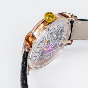Montres de luxe mécaniques étanches en saphir, design exclusif, vente en gros d'usine OEM GFL-SP008 Racing Elements - Product Image 3
