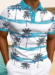 Polo para Hombre, Divertido y Elegante, con Cuello Abotonado, Estilo Urbano, Corte Holgado, Tejido de Punto, Largo Corto, para Verano, Precio Económico - Product Image 4