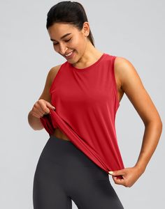 Top de tirantes de algodón acanalado elástico para mujer, sin mangas, ajustado, informal, para verano, entrenamiento, yoga, gimnasio, básico, privado - Product Image 1