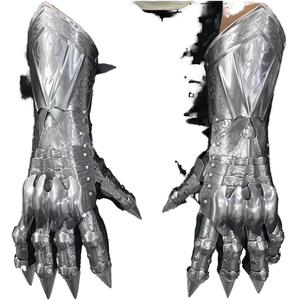 Hind Handicrafts Gants articulés médiéval chevalier armure acier