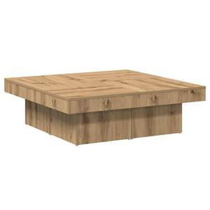 Mesa de Centro de Madera de Roble Artesanal Mediana, Mesa de Centro Hecha a Mano - Product Image 2