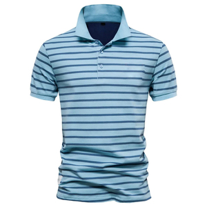 Camisetas Polo Negras con Cuello Tipo Polo para Hombre con Logotipo Bordado, Camisetas de Algodón para Hombre, Camisetas Polo para Hombre 2026 - Product Image 1