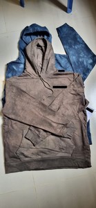 Custom Own Logo <b>Men</b> High Quality Cotton Polyester Washed <b>Pullover</b> <b>Men</b> S Hoodie Quantity DIY OEM Customized - Product Image 3