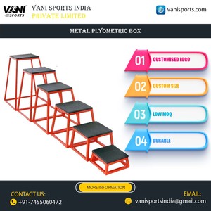 Fabricant de boîte pliométrique en métal de 6 pouces pour entraînement en salle de sport, boîte de saut en acier robuste pour entraînement explosif CrossFit - Product Image 4