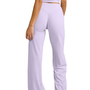 Leggings de yoga évasés taille haute personnalisés pour femmes, doux, respirants, grandes tailles, pantalons de fitness, fournisseur OEM ODM d'articles de sport - Product Image 2