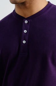 T-shirt personnalisé sans minimum de commande, logo sur mesure, manches longues, couleur unie, prix bas, design confortable et tendance. - Product Image 5