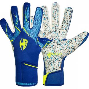Gants de gardien de but personnalisés, paume avant en latex aqua hybride, découpe hybride, enveloppes pour le pouce, dos de la main, impression par sublimation, sangle amovible - Product Image 6