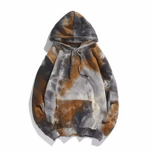Sudaderas con capucha de poliéster y algodón ligeras para hombre, con efecto tie-dye, transpirables y duraderas, precio económico, tallas grandes, antibacterianas. - Product Image 1
