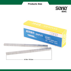SONO 604C Quality Guaranteed Industrial Grade OEM Carbon Steel Staples 40pcs/<b>Box</b> 1 Month Warranty for Tapetool Garden Tool <b>Plant</b> - Product Image 4
