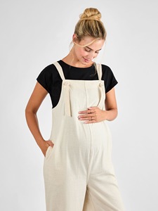 Salopette en coton ample pour femme, décontractée, douce et confortable, avec bretelles réglables, pour le quotidien et la mode streetwear - Product Image 5