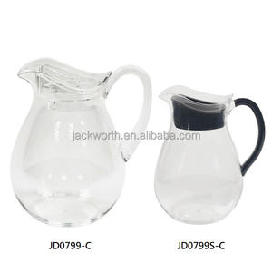 Belly Shaped Acrylic <b>Plastic</b> Pitcher <b>Tumbler</b> - Product Image 6