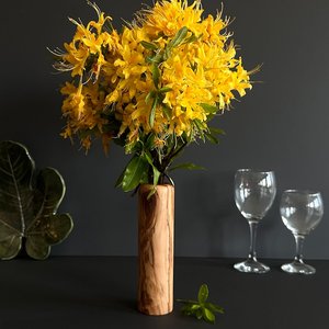 Maceta Decorativa Moderna de Bambú - Estilo Art Deco Hecha a Mano, Ecológica, Decoración para el Hogar para Flores Secas y Ocasiones de Boda - Product Image 2