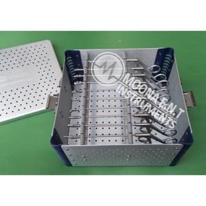 Ensemble de forceps d'arthroscopie Moona ENT Instruments, 10 pièces avec boîte de stérilisation, outils chirurgicaux orthopédiques certifiés CE ISO13485 - Product Image 1