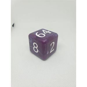 Custom Acrylic <b>Backgammon</b> Doubling Cube 64 D6 <b>Board</b> Game Accessory Wholesale Engraved Number Large Dice for Casino Party Cube - Product Image 5