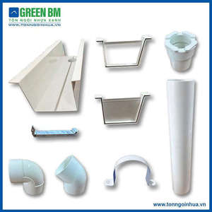 Modern PVC Rain Gutter Drainage System For Hotel & Residential Garden White Color Direct Competitive Factory Price - Product Image 1