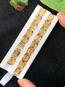 Pierres précieuses en citrine naturelle calibrées, pierres de taille assortie pour la fabrication de bijoux, pour bagues, boucles d'oreilles, pendentifs - Product Image 4