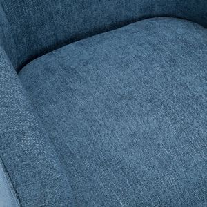 Sedia Girevole Cadet Blue Garland con Base in Legno, Elegante Arredamento per Soggiorno - Product Image 4