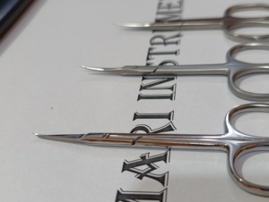 Surgical Grade Stainless Steel <b>Nail</b> Cuticle Shears <b>For</b> Beauty Salon Extra Sharp Cutting Blades Arrow pointed Tip Cuticle Shears - Product Image 6