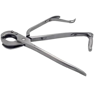 Emasculador de 12 pulgadas con mango curvado y trinquete, herramienta de doble acción de acero inoxidable para animales grandes: caballos, ganado, toros - Product Image 1