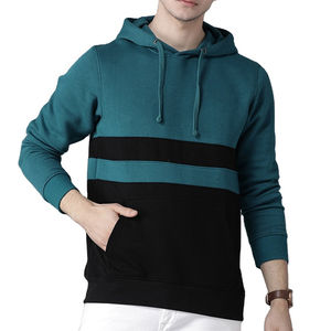 Sweat à capuche homme personnalisé OEM, coupe slim, en molleton épais de qualité supérieure, nouveau design, 100% coton. - Product Image 1