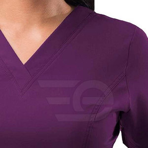Nurse Hospital Scrubs Uniform <b>Set</b> Soft Comfortable Breathable <b>Doctor</b> Clinic Medical Workwear Top Pants - Product Image 5