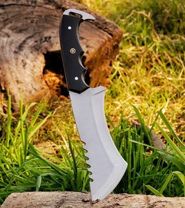 Cuchillo de Caza Dentado de Acero D2 Hecho a Mano, Micarta de Alta Calidad, Multiusos para Exteriores y Camping, 12 Pulgadas, 3 Años de Garantía, ODM - Product Image 2