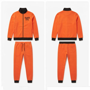 เสื้อฮู้ดผ้าฟลีซทรงสลิมสำหรับผู้ชาย Hawk Eye Sports น้ำหนัก 300 กรัม ระบายอากาศได้ดี ป้องกันแบคทีเรีย เหมาะสำหรับฤดูหนาว พร้อมชุดวอร์มติดกระดุมแบบเต็มตัว - Product Image 3