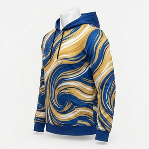 Sweat-shirt à capuche pour homme de qualité supérieure, sublimation, tissu polyester à séchage rapide, flexible - Product Image 3
