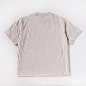 T-shirts tendance avec logo en relief, impression personnalisée, t-shirts en coton pour hommes, broderie 3D - Product Image 2