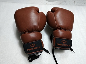 Guantes de Boxeo Profesionales RECENT de 8 oz, Ligeros y Personalizables, con Cordones, para Entrenamiento de Fitness, MMA y Sanda, Equipo de Entrenamiento de Cuero - Product Image 5