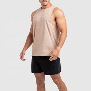 <b>Mens</b> 100% Polyester Breathable Quick Dry Gym <b>Singlet</b> Comfortable Workout Tank Lightweight Sleeveless Fitness Training Activewear - Product Image 4