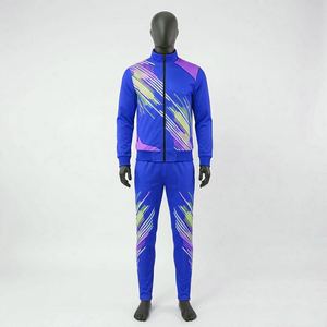 New Style Custom LOGO Football Training Suit High Quality Wholesale Men Adults 100% <b>Polyester</b> <b>Tracksuit</b> Sets - Product Image 1