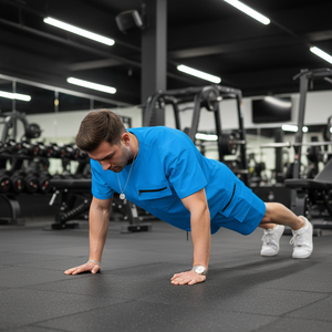 Conjunto Deportivo Informal de Verano, Transpirable, 100% Algodón, Tejido de Punto, Ligero, Cómodo, Unisex, Ropa Deportiva Informal - Product Image 6