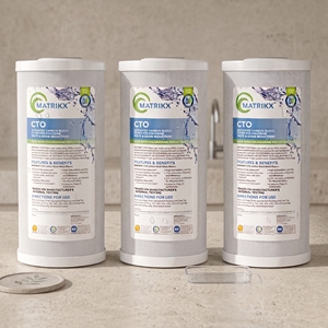Filtre à charbon en bloc pour purificateur d'eau commercial renouvelable, pour systèmes de filtration au point d'utilisation, matériau certifié NSF - Product Image 1