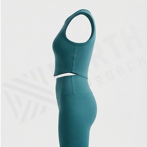 Ensemble de yoga pour femmes, vêtements de fitness, soutien-gorge de sport et leggings, tenue de sport pour la gym, l'entraînement et les exercices, couleur personnalisée - Product Image 3