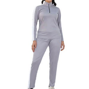 Venta al por mayor de chándales deportivos de poliéster ligero transpirable Colorblock chaqueta cortavientos para corredores de invierno-Conjunto Jogger - Product Image 4