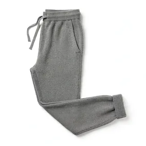 Pantalones Deportivos Cargo Gris Jaspeado para Hombre, Corte Relajado, Pierna Recta, Bolsillos Utilitarios, Pantalones Casuales, Logotipo Personalizado, Fabricante OEM - Product Image 4