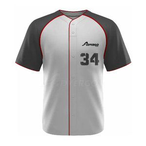 Uniforme de baseball personnalisé avec logo, léger, respirant, surdimensionné, prix bas, vente en gros, uniforme de baseball unisexe - Product Image 2