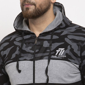 Nuevo Diseño, Chándal con Capucha para Hombre, Manga Larga, Cierre Frontal con Cremallera, Transpirable, de Secado Rápido, Tejido Deportivo, Hecho a Medida - Product Image 4