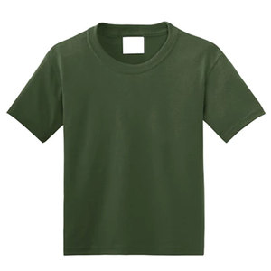 T-shirt personnalisé avec logo, équipe d'étudiants, unisexe, mode vintage, vert foncé, vert olive, col rond - Product Image 4