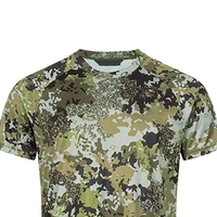 T-shirt de chasse pour homme, léger, respirant, coupe-vent, été, softshell, avec imprimé forêt