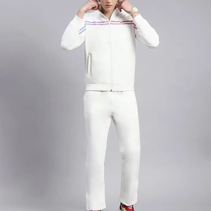 Custom Logo Spring Breathable 2 in 1 Vintage Lightweight Tracksuit Baggy Sweat <b>Suit</b> 100% Cotton French Terry - Product Image 6